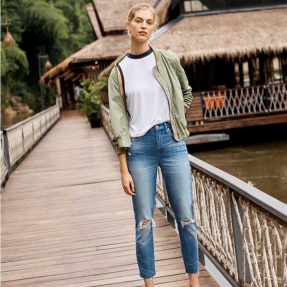 MADEWELL high rise slim BOYJEAN size 27 - Picture 1 of 8